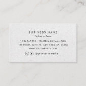 Grijze Kraft Custom Logo Business Afspraak Card Afsprakenkaartje (Achterkant)