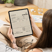 Grijze Kraft Factuur Verkoopbon Kleine Bedrijf Kaart