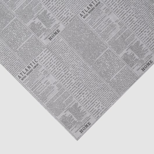  grijze krant tissuepapier (Detail)