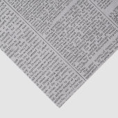  grijze krant tissuepapier (Detail)