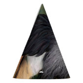 Grijze kroonkraanvogel Pet Feesthoedjes (Links)