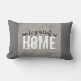 grijze kussen met quote home decor