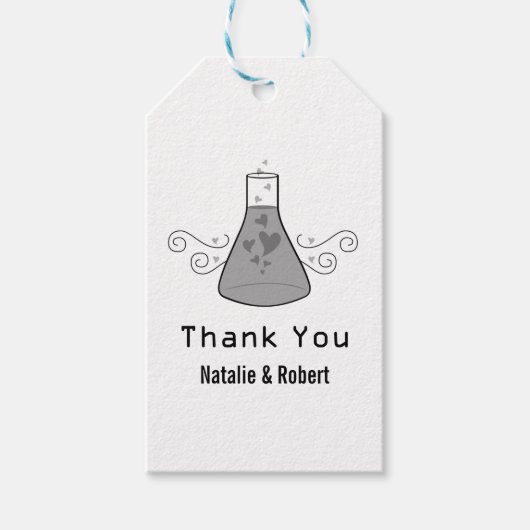 Grijze Labels met twitterij Cadeaulabel (Voorkant)