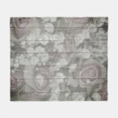 Grijze landskiezen fleece deken (Voorkant (Horizontaal))