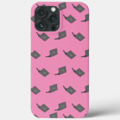 Grijze laptop met Bird Logo Cartoon Case-Mate iPhone Case (Achterkant)