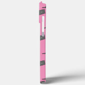 Grijze laptop met Bird Logo Cartoon Case-Mate iPhone Case (Achterkant / Links)