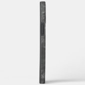 Grijze lederen Hoesje-Mate iPhone draagtas Case-Mate iPhone Case (Achterkant / Rechts)