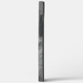 Grijze lederen Hoesje-Mate iPhone draagtas Case-Mate iPhone Case (Achterkant / Links)