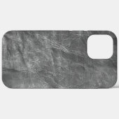 Grijze lederen Hoesje-Mate iPhone draagtas Case-Mate iPhone Case (Achterkant (horizontaal))