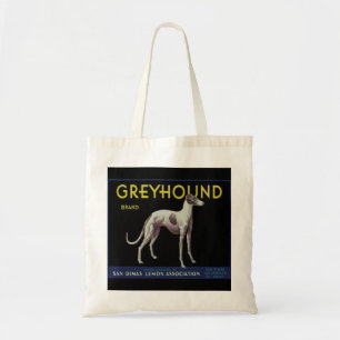 grijze leemon label Circa 1920 Tote Bag