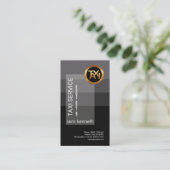 Grijze legance Speciaal Transparante Placard Taxi Visitekaartje (Staand voorkant)