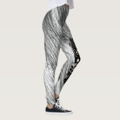 Grijze legercamo met macine poot leggings (Rechts)