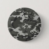 Grijze legercamouflage ronde button 5,7 cm (Voorkant)