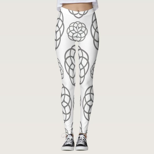Grijze Leggingen Leggings (Voorkant)