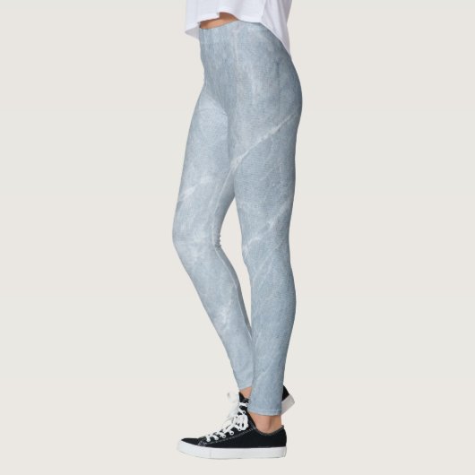 Grijze Leggings met marmereffect (Links)