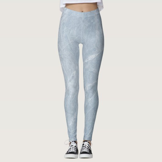 Grijze Leggings met marmereffect (Voorkant)