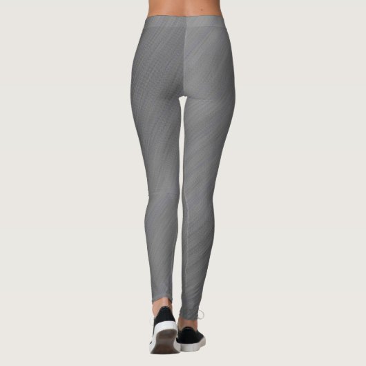 Grijze Leggings met streep (Achterkant)