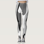 Grijze Leggings van Camouflage (Voorkant)
