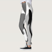 Grijze Leggings van Camouflage (Links)