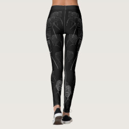 Grijze Leggings van vis
