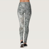 Grijze Leggings voor vrouwen (Achterkant)