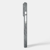 Grijze leisteen textuur iPhone Case (Achterkant / Links)