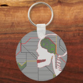 grijze lepel sleutelhanger (Voorkant)