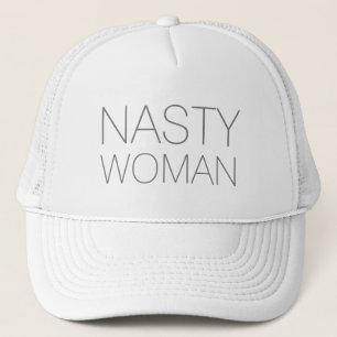grijze letters van de " vervelende vrouw " - trucker pet