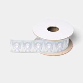 Grijze lichtmaisheid Ribbon Angel-linten Satijnen Lint
