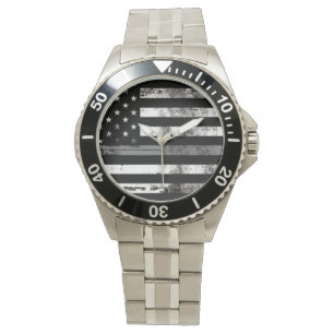 Grijze lijn Mannen voor correctiedoeleinden Horloge