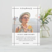 Grijze lijnen in het liefhebben van de aankondigin kaart (Staand voorkant)