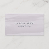 Grijze Lila Waterverf Visitekaartje (Voorkant)