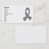 Grijze lint, stijlvol Visitekaartje (Voorkant / Achterkant)
