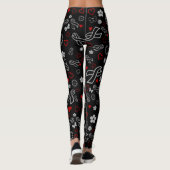 Grijze linten Multi..Diabetes Leggings (Achterkant)