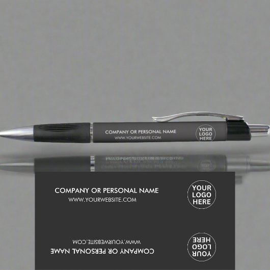 Grijze Logo l Promotionele Professionele Branding  Pen