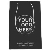 Grijze Logo l Zakelijk Bedrijfsprofiel Medium Cadeauzakje (Voorkant)