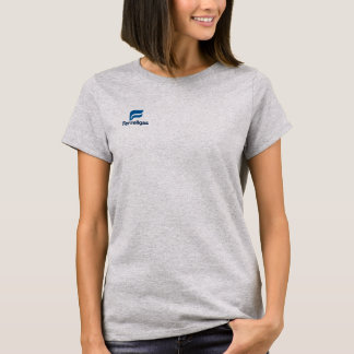 Grijze Logo T-Shirt voor vrouwen