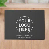Grijze logo Welkom Promotionele Branded Business Deurmat