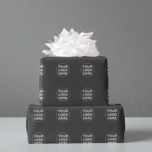 Grijze Logo Zakelijk Branded Gifts Cadeaupapier