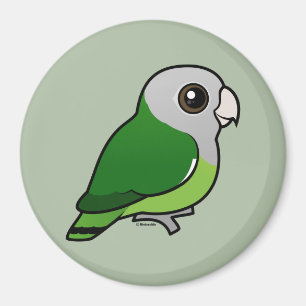 Grijze Lovebird Magneet