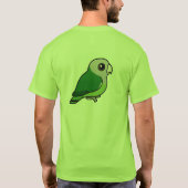 Grijze Lovebird T-shirt (Achterkant)