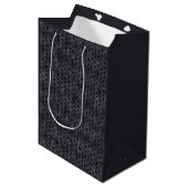 Grijze Luipaard Medium Cadeauzakje (Voorkant Gekanteld)