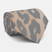  grijze luipaard stropdas (Opgerold)