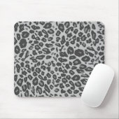 Grijze luipaardprint muismat (Met muis)