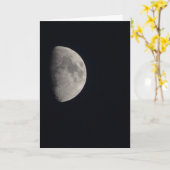 Grijze Maan Landscape Kaart (Gele Bloem)