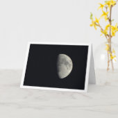 Grijze Maan Landschap Kaart (Gele Bloem)