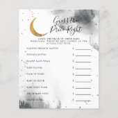 Grijze maan raadt het Baby shower met de juiste pr (Voorkant)