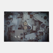 Grijze machine Mechanische robotische funny Cool G Deurmat (Voorkant)