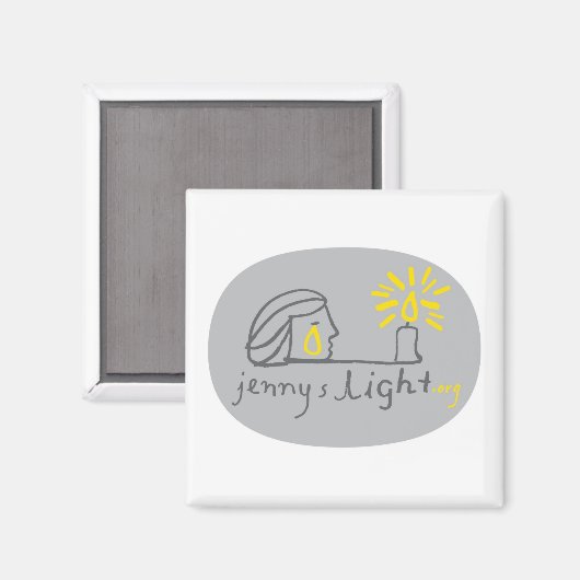 Grijze magneet (Voorkant / Achterkant)