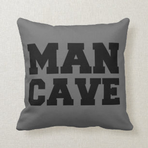 Grijze Man Cave Pillow Kussen